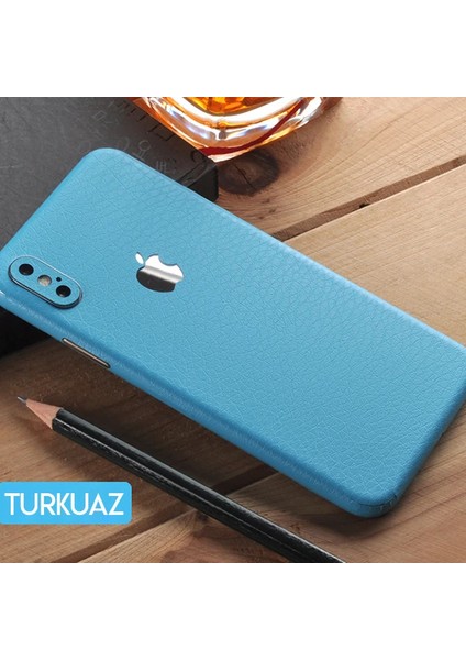 Iphone Xs Max 6.5 Deri Dokulu Arka Yan Kaplama STICKER-(1903) - KA1212-3456