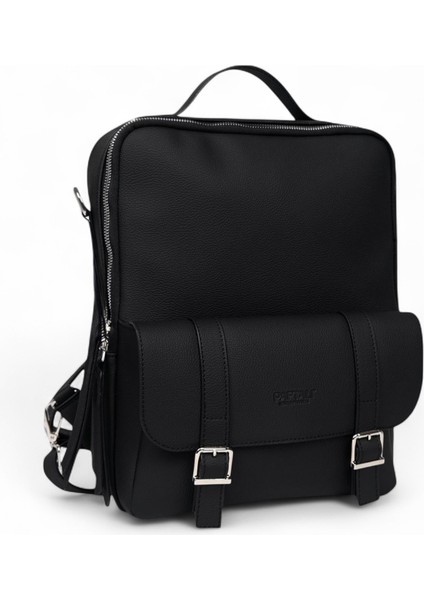 Unisex Sırt Çantası – Orta Boy, Kapaklı Tokalı, Laptop Uyumlu – 38X26X6 cm modelleri