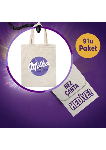 severler Çikolata Paketi (Milka Bez Çanta Hediyeli) fiyatları