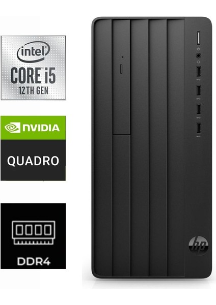 Pro Tower 290 G9 I5-12400 9M938AT-161 32GB 512GB Quadro T400 Freedos Masaüstü Bilgisayar