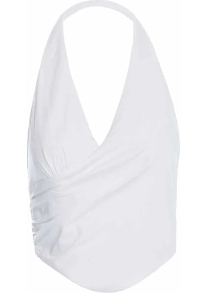 Şık All Wrapped Up Korse Üst - Kılıf Yaka ve Açık Sırt Detayı ile Modanın Zirvesi fiyatları