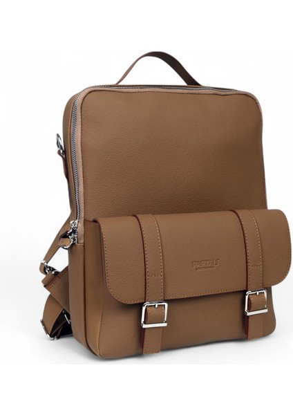 Unisex Sırt Çantası – Orta Boy, Kapaklı Tokalı, Laptop Uyumlu – 38X26X6 cm fırsatları