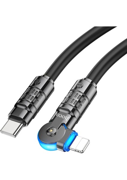 Hoco U118 Döner Başlıklı Pd To iPhone Lightning Hızlı Şarj ve Veri Kablosu-(1 - KA8275-8803 fiyatları