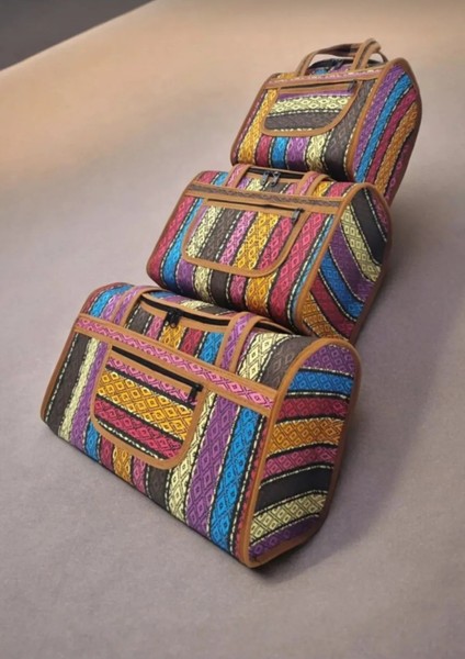 3'lü Çanta Üçlü (Büyük Orta Küçük) Boy Aile Piknik Seyahat Çantası fırsatları