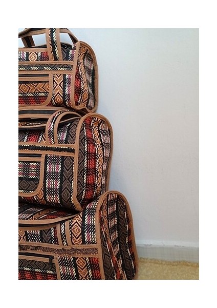 3'lü Çanta Üçlü (Büyük Orta Küçük) Boy Aile Piknik Seyahat Çantası indirimleri