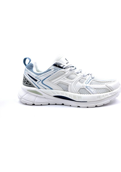 H25021 Blause Soft Flex Erkek Beyaz Mavi Yürüyüş Günlük Sneaker Spor Ayakkabı