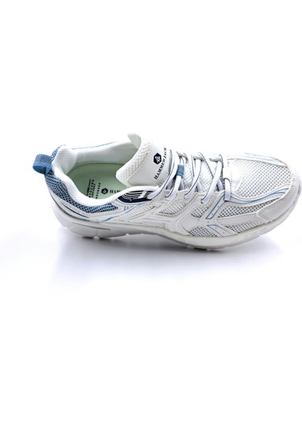 H25021 Blause Soft Flex Erkek Beyaz Mavi Yürüyüş Günlük Sneaker Spor Ayakkabı fırsatları