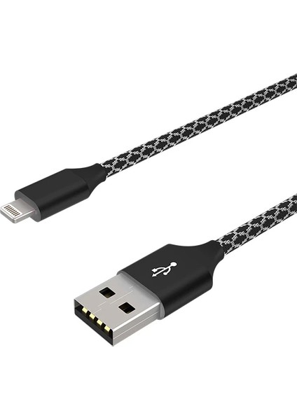 Iphone 14-13-12 11 3.0A Hızlı Halat USB Şarj Kablosu 1MM-(1903) - KA2401-6633 modelleri