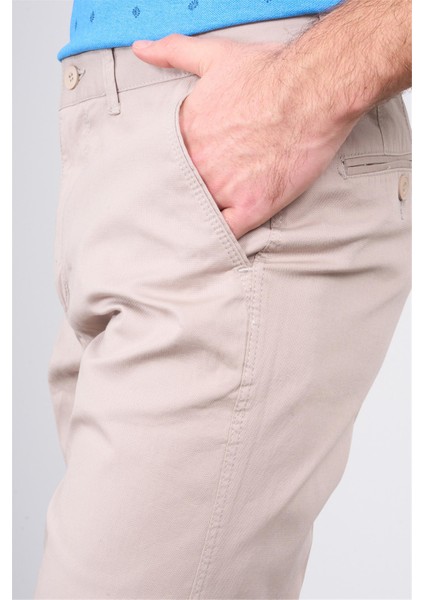 Kagi Bej Erkek Samara Keten Pantolon modelleri