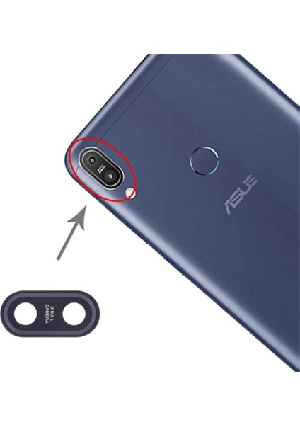 Asus Zenfone Max Pro M1 ZB601KL ZB602KL ZB555KL Arka Kamera LENS-(1903) - KA9316-2826