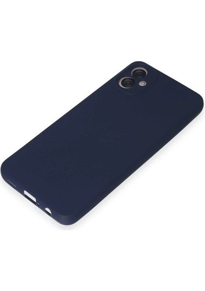 Samsung Galaxy A05 Kılıf First Silikon - Lacivert - KA1757-9895