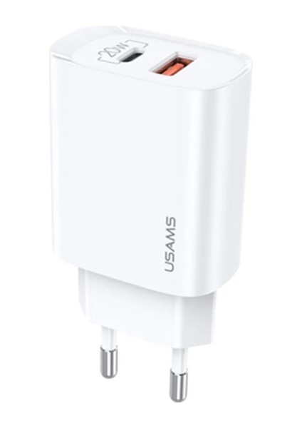 Usams iPhone 20W Qc3.0 + Pd3.0 Hızlı Şarj Başlık US-CC121 T35-(1903) - KA7214-2520 fiyatları