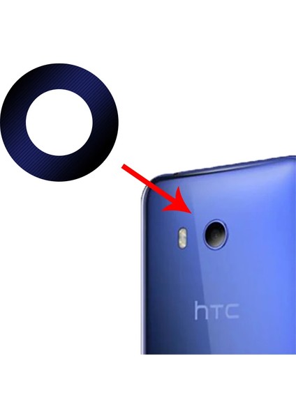 Htc U11 Kamera Lens KAPAK-(1903) - KA9655-1341
