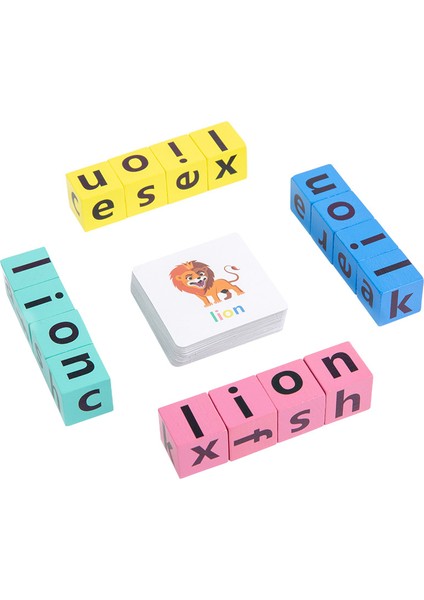 Çocukların Eğlenceli Ingilizce Yazım Kelimeleri Erken Öğrenme Aydınlanma Ingilizce Öğrenme Kartları Erken Öğrenme Ebeveyn-Çocuk Etkileşimi (Yurt Dışından)