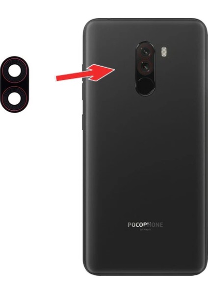 Xiaomi Pocophone F1 Kamera Lens CAMI-(1903) - KA4072-5228 fiyatları