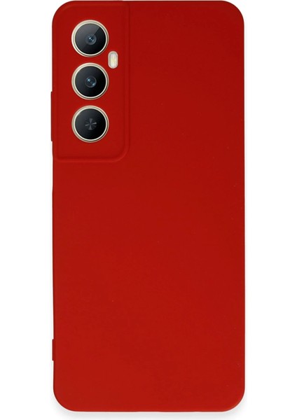 Realme C65 Kılıf First Silikon - Kırmızı - KA8805-7123