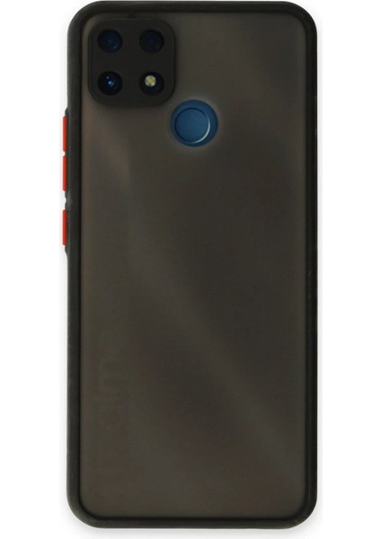 Realme C25 Kılıf Montreal Silikon Kapak - Siyah - KA4418-2166