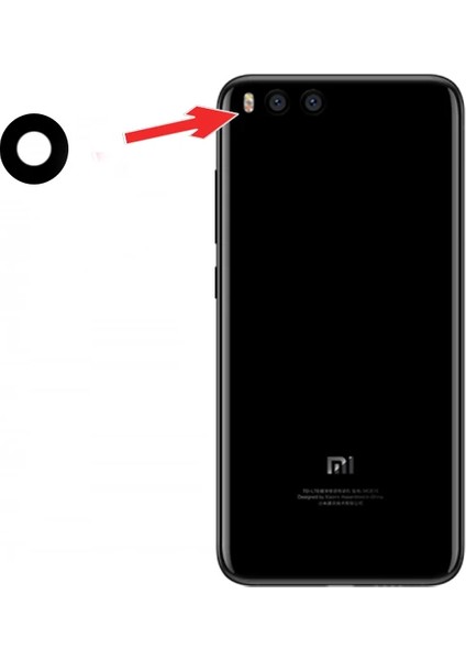 Xiaomi Mi6 Arka Kamera LENS-(1903) - KA9139-6355