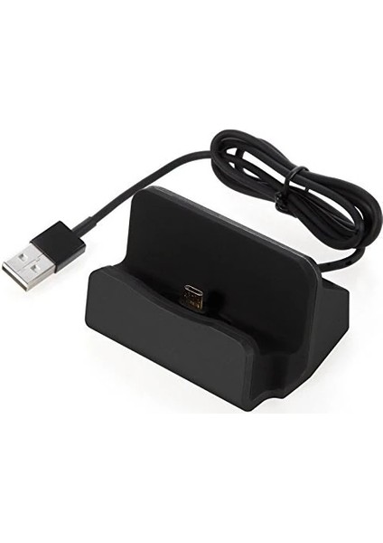Android Micro USB Şarj 2in1 Standlı USB DOCK-(1903) - KA6740-6841 modelleri