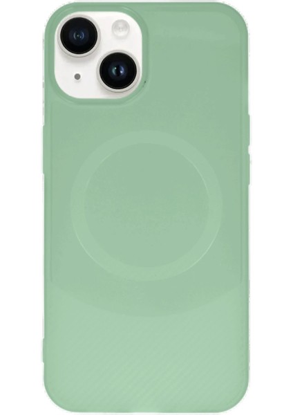iPhone 14 Kılıf Maya Karbon Kapak - Su Yeşili - KA2883-2633
