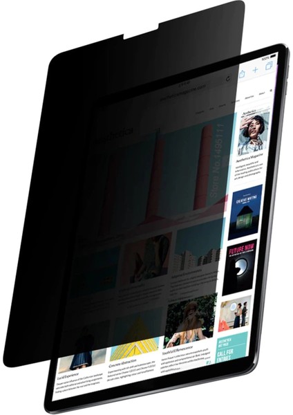 iPad Air 3 10.5 Tablet Hayalet Full Glue Ekran Koruyucu - KA3539-4447