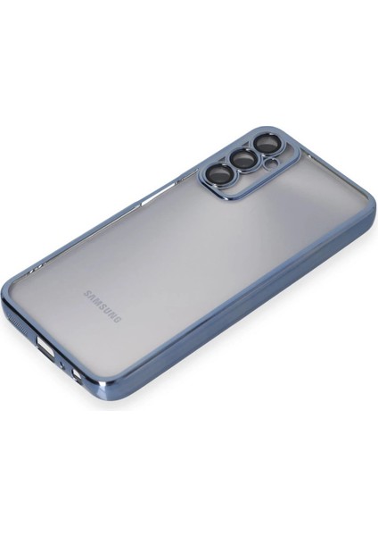 Samsung Galaxy A05S Kılıf Lensli Silikon - Açık Mavi - KA3381-8636