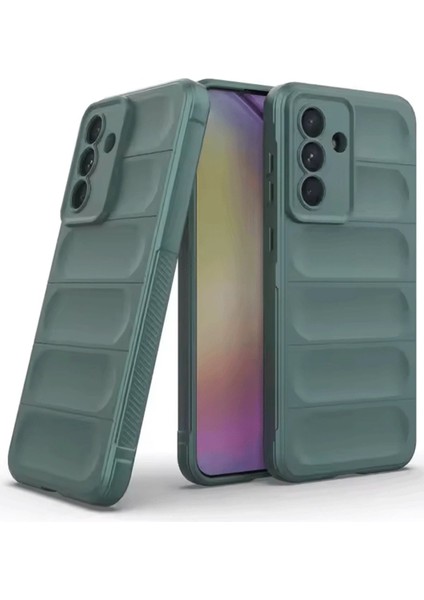 Samsung Galaxy A26 Kılıf Optimum Silikon - Koyu Yeşil - KA8246-5067