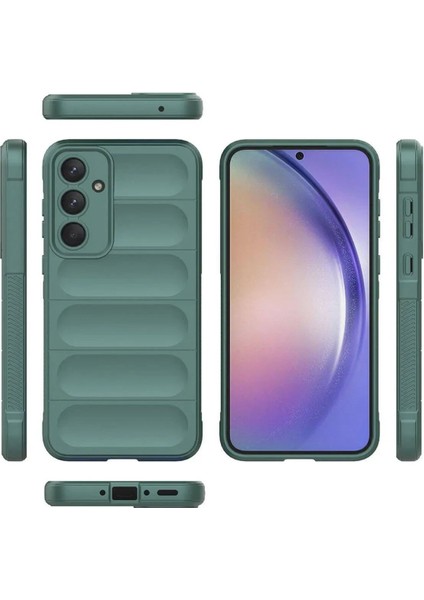 Samsung Galaxy A26 Kılıf Optimum Silikon - Koyu Yeşil - KA8246-5067
