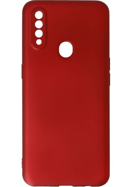 Oppo A31 Kılıf First Silikon - Bordo - KA5926-9329