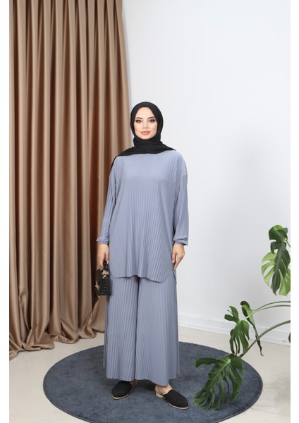 Piliseli Bol Kesim Pantolonlu Takım fiyatları