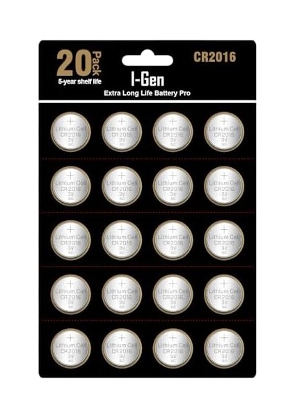CR2016 Pil 20'li Paket Lityum Düğme Pil 3V 2016 fiyatları