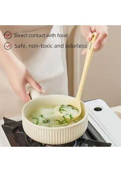 Silikon Kepçe, 5 Farklı Renk, Kaliteli Silikon (Beyaz) modelleri