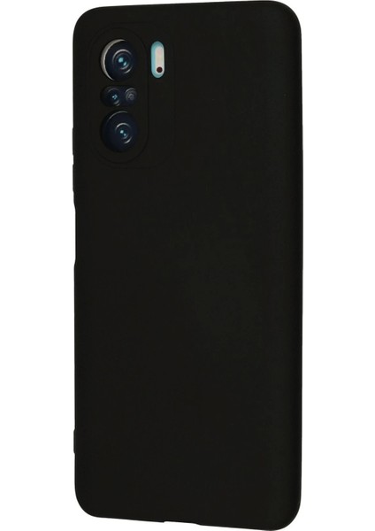 Xiaomi Poco F3 Kılıf Nano Içi Kadife Silikon - Siyah - KA2650-2440 modelleri