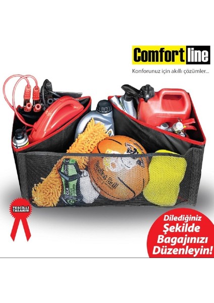 Automıx Oto Araba Yapboz Bagaj Çantası Organizer