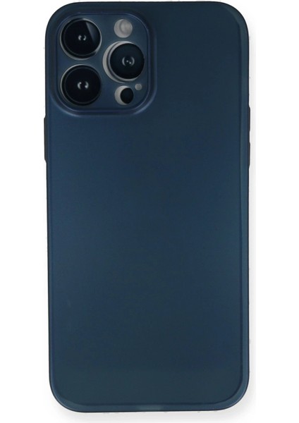 iPhone 14 Pro Kılıf Pp Ultra Ince Kapak - Mavi - KA5830-6959