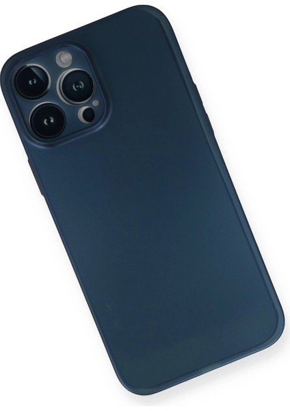 iPhone 14 Pro Kılıf Pp Ultra Ince Kapak - Mavi - KA5830-6959