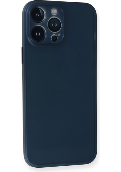 iPhone 14 Pro Kılıf Pp Ultra Ince Kapak - Mavi - KA5830-6959