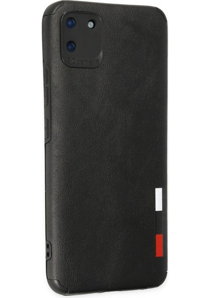 Realme C11 Kılıf Loop Deri Silikon - Siyah - KA5891-3401