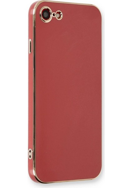 iPhone 7 Kılıf Volet Silikon - Kırmızı - KA8963-1612