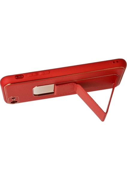 iPhone 7 Kılıf Coco Deri Standlı Kapak - Kırmızı - KA6007-2263 modelleri