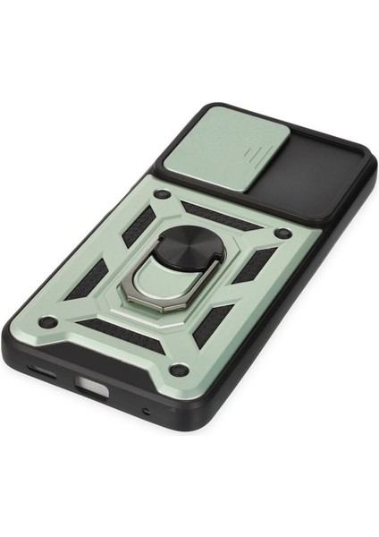 Xiaomi Poco X3 Gt Kılıf Pars Lens Yüzüklü Silikon - Yeşil - KA1033-7013 indirimleri