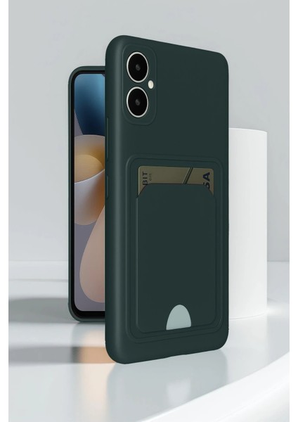 Samsung Galaxy A05 Kelvin Kartvizitli Silikon - Lila - KA4971-7994