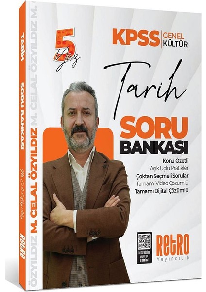 2026 Kpss Genel Yetenek 5yüz Tarih Soru Bankası Retro Yayınları M. Celal Özyıldız