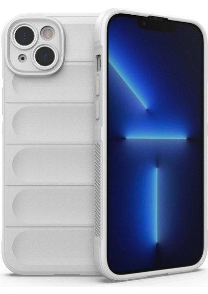 iPhone 15 Kılıf Optimum Silikon - Krem - KA6797-8191