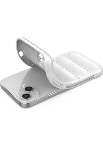 iPhone 15 Kılıf Optimum Silikon - Krem - KA6797-8191