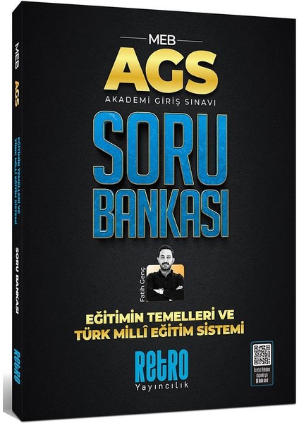 2026 Meb Ags Eğitimin Temelleri ve Türk Milli Eğitim Sistemi Soru Bankası Retro Kitap