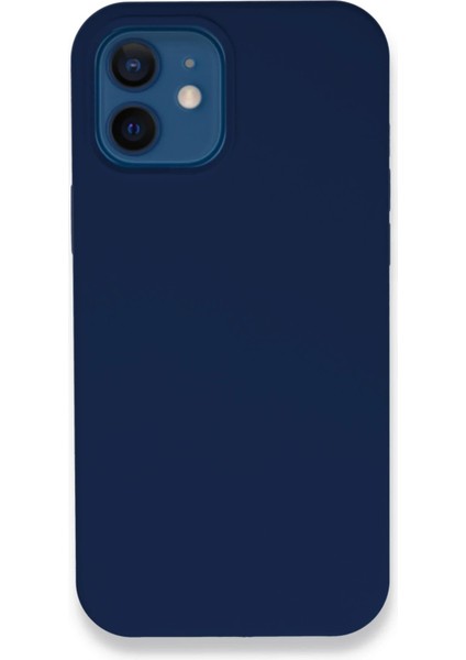 iPhone 12 Kılıf Lansman Legant Silikon - Lacivert - KA9145-3843
