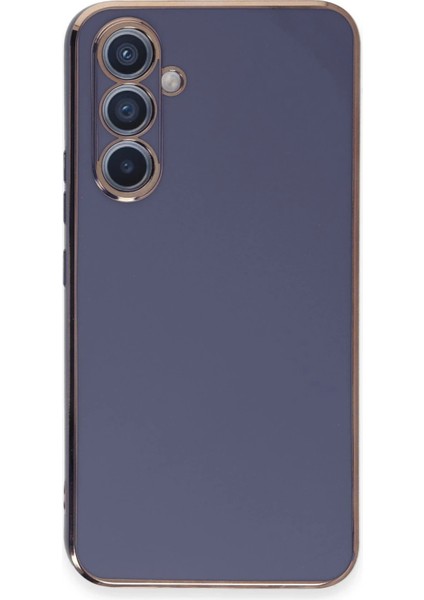 Samsung Galaxy A54 5g Kılıf Volet Silikon - Mavi - KA5074-7758