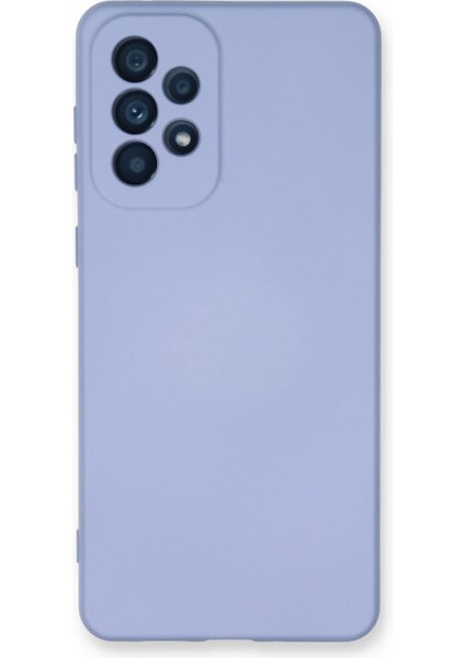 Samsung Galaxy A53 5g Kılıf Nano Içi Kadife Silikon - Lila - KA5745-5245