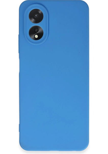 Oppo A38 Kılıf First Silikon - Mavi - KA3886-3383